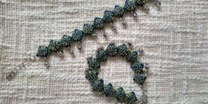 Hand Embroidered Fabric Anklet