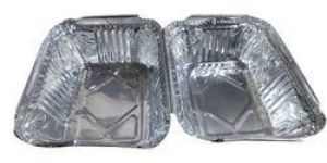 Silver Aluminum Foil Container