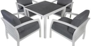 Aluminium Dining Table Set