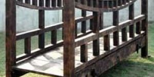 Wooden Garden Bridge