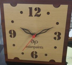 Analog Wooden Wall Clock