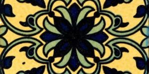 Flower Print Wall Tile