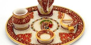 Marble Pooja Thali