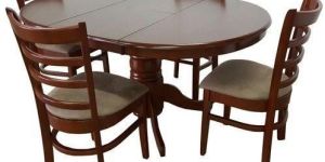 4 Seater Wooden Dining Table Set