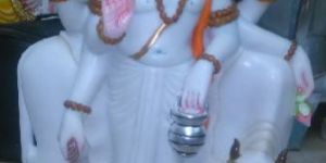 Marble Dattatreya Statue