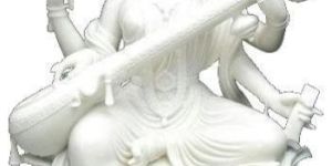 Marble Maa Sarswati Statue