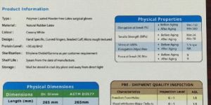 Sterile Latex Surgical Gloves