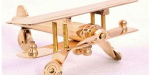 Brass Aeroplane Miniature