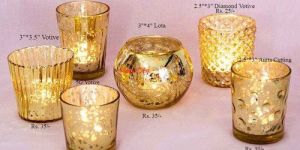 Glass Candle Holders
