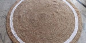 Jute White & Brown Rug
