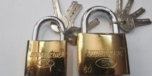 Spider King Brass Padlock
