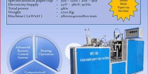 Automatic Paper Cup Machine