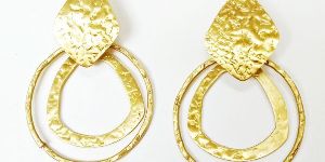 Brass Hoop Earrings