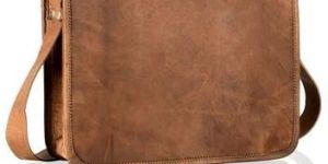 Full Flap Leather Messenger Bag