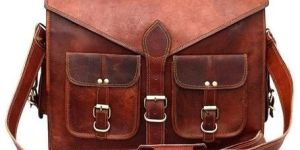 Handmade Leather Messenger Bag