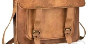 Vintage Leather Messenger Bag