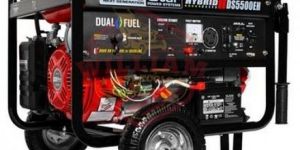 DuroStar DS5500EH 5500-Watt Electric Start Dual Fuel Hybrid Portable Generator
