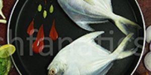 Fresh Silver Pomfret Fish