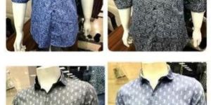 Mens Cotton Casual Printed Shirts