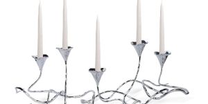 Brass Candle Holder Serpentine