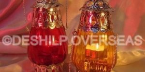 Colored Glass Lantern