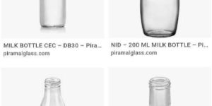 Milk Glass Bottles