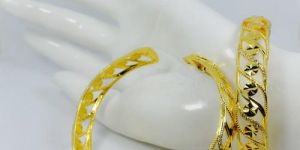 Artificial Golden Steel Bracelet