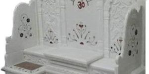 White Marble Singhasan