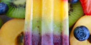 Rainbow Almond Popsicle