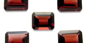 Octagon Garnet Gemstone