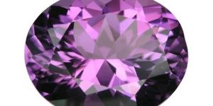 Oval Shaped Amethyst Gemstone