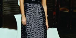 Satin Georgette Printed Maxi