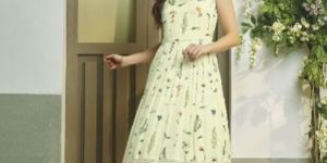 Viscose Nature Print Maxi