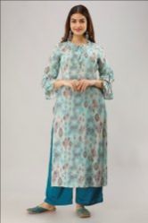 Long Kurti Set with Palazzo