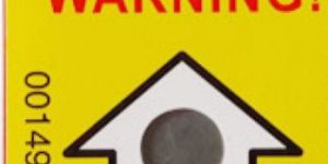 Tilt Sticker/ Leaning Label I