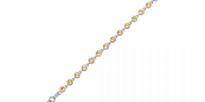 Citrine Bracelet (CIT-11-4RD-CUT)