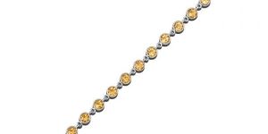 Citrine Bracelet (CIT-11-6RD-CUT)