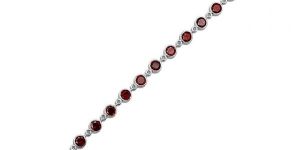 Garnet Bracelet (GAR-11-6RD-CUT)