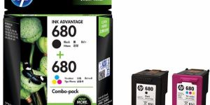 Color Ink Cartridges HP X4E78AA 680 Combo