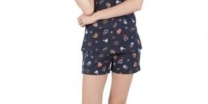 Ladies Top and Short Night Set