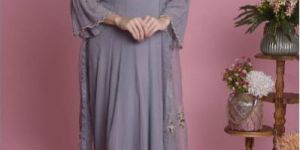 GREY KALIDAR WITH LONG JACKET