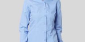 Steel Blue Plain Shirt