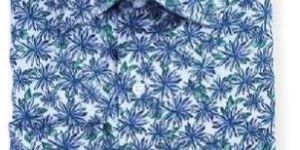 Green Floral Printed Shirt