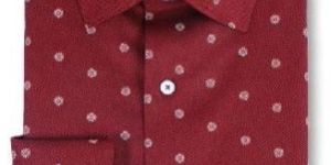 Maroon Floral Printed Shirt