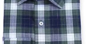 Olive Green Bold Twill Checks Twill Yarn Dyed Shirt