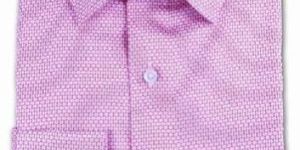 Pink Geometric Printed Shirt