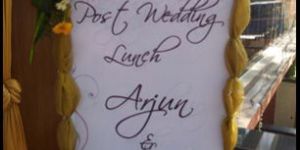 Wedding Name Boards Decorations