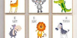 Copy of Safari Nursery Prints Fabric