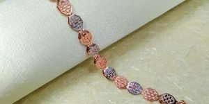 Artificial Jewellery Two-Tone Bracelet