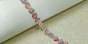 Artificial Jewelry Two-Tone Bracelet